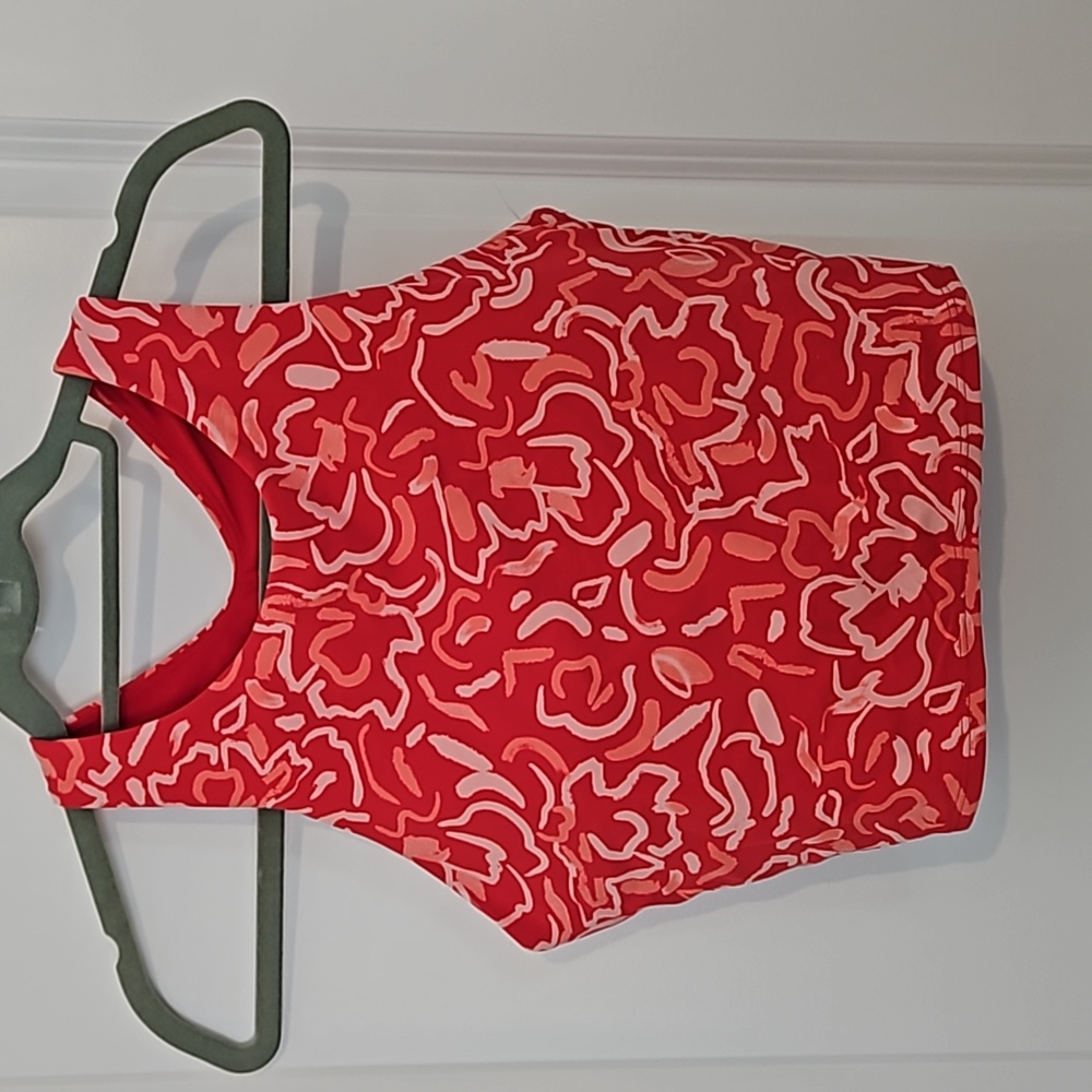 Athleta conscious crop sports bra- size L